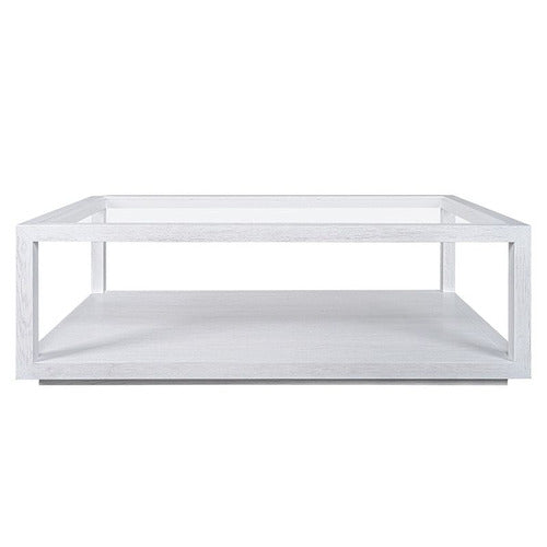 REXINGTON HOME GALVAN RECTANGLE OAK WOOD COFFEE TABLE