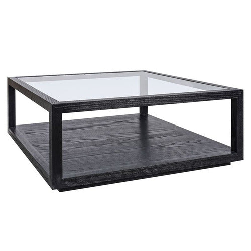 REXINGTON HOME GALVAN SQUARE OAK WOOD COFFEE TABLE