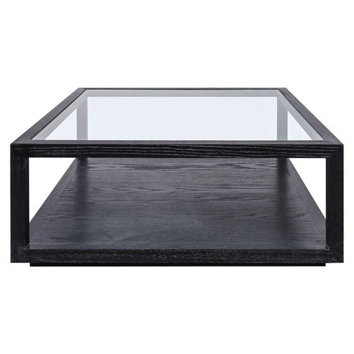 REXINGTON HOME GALVAN SQUARE OAK WOOD COFFEE TABLE