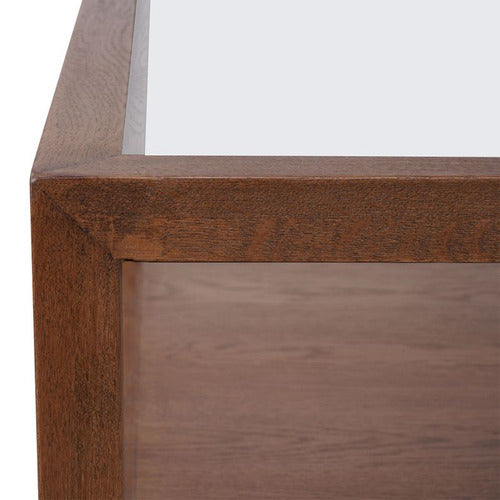 REXINGTON HOME GALVAN SQUARE OAK WOOD COFFEE TABLE