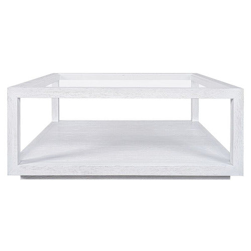 REXINGTON HOME GALVAN SQUARE OAK WOOD COFFEE TABLE