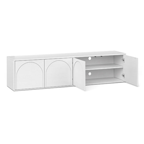 CONTINENTAL DESIGNS GAVIN 4 DOOR ARCH ENTERTAINMENT UNIT