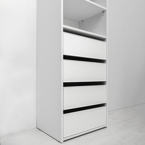 CAPEVIEW INTERIORS GENEVA SLIM SHAKER SHELF WARDROBE