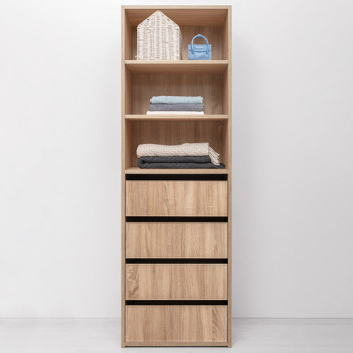 CAPEVIEW INTERIORS GENEVA SLIM SHAKER SHELF WARDROBE