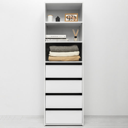 CAPEVIEW INTERIORS GENEVA SLIM SHAKER SHELF WARDROBE