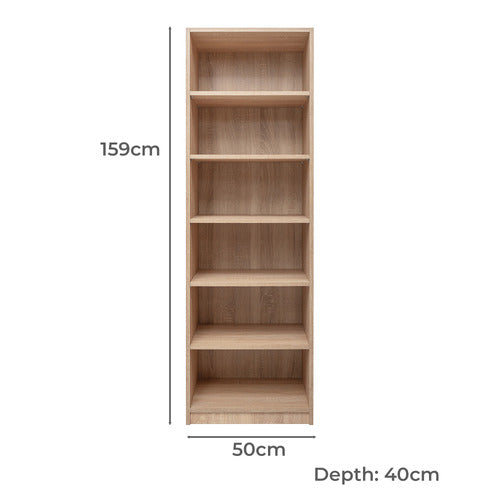 CAPEVIEW INTERIORS GENEVA 6 SHELF WARDROBE