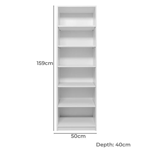 CAPEVIEW INTERIORS GENEVA 6 SHELF WARDROBE