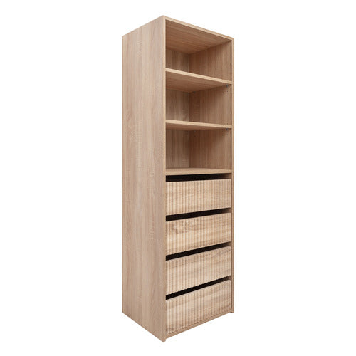 CAPEVIEW INTERIORS GENEVA FLUTED BUILT-IN WARDROBE