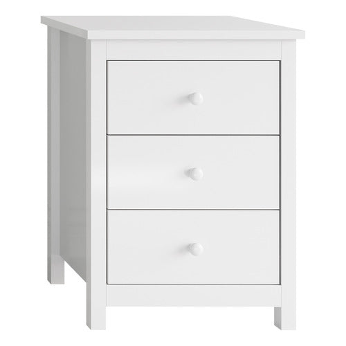 HOXTON ROOM GEOFFREY 3 DRAWER BEDSIDE TABLE