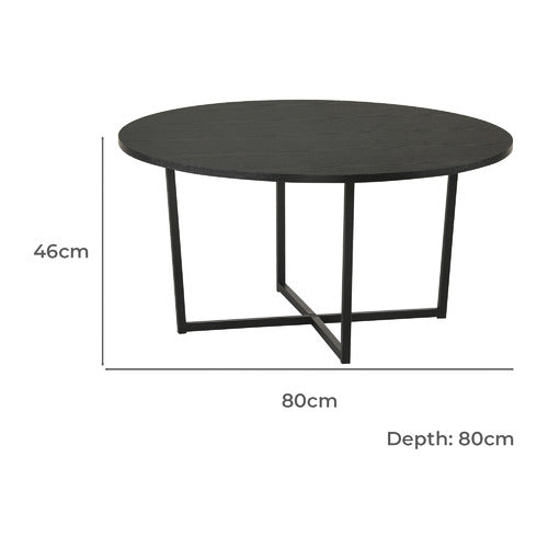 LUNA CO. GIFFORD ROUND COFFEE TABLE