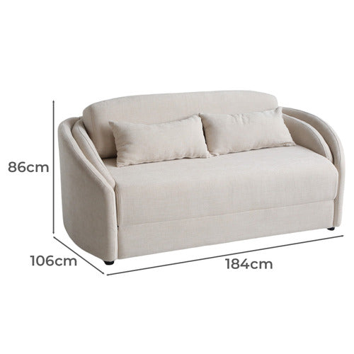 PALMGROVE LANE GIGI 2 SEATER FOLD OUT SOFA BED