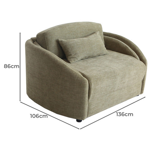 PALMGROVE LANE GIGI SINGLE FOLD OUT SOFA BED