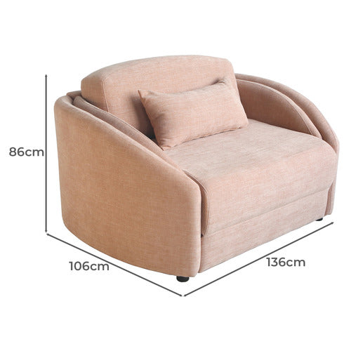 PALMGROVE LANE GIGI SINGLE FOLD OUT SOFA BED
