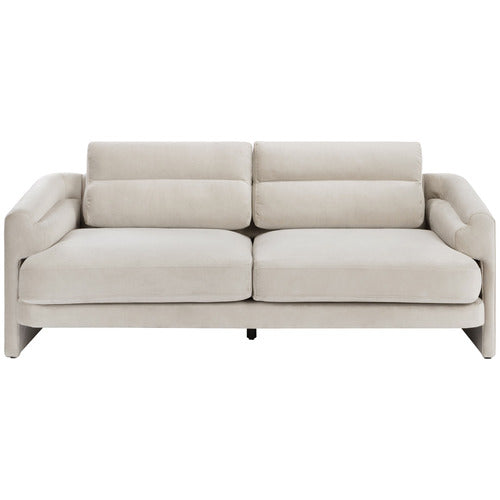 GISELLE 3 SEATER VELVET SOFA