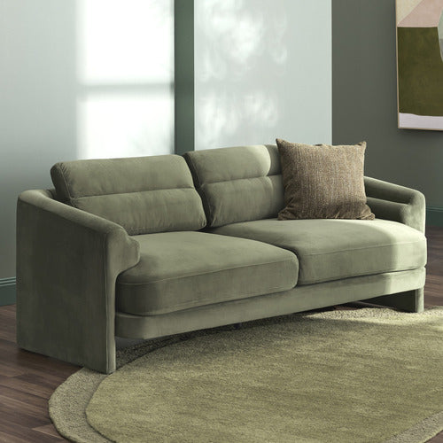 GISELLE 3 SEATER VELVET SOFA