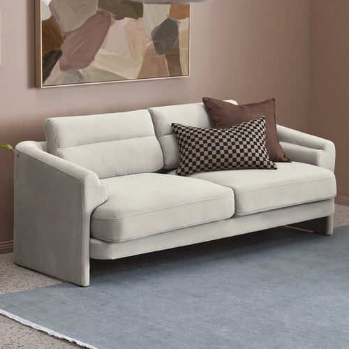 GISELLE 3 SEATER VELVET SOFA