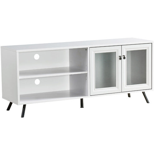 CORNER OFFICE 142.8CM WHITE MADISON 2 DOOR TV UNIT