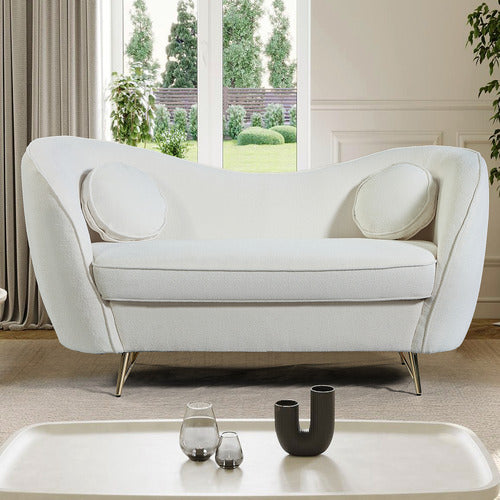 BY DESIGNS GLOVER 2 SEATER BOUCLE SOFA