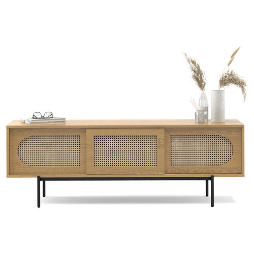 CONTINENTAL DESIGNS GODWIN RATTAN ENTERTAINMENT UNIT