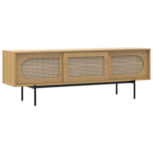 CONTINENTAL DESIGNS GODWIN RATTAN ENTERTAINMENT UNIT