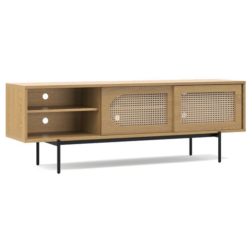 CONTINENTAL DESIGNS GODWIN RATTAN ENTERTAINMENT UNIT
