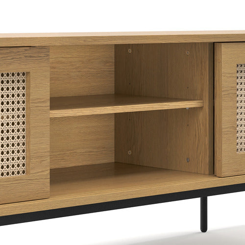 CONTINENTAL DESIGNS GODWIN RATTAN ENTERTAINMENT UNIT