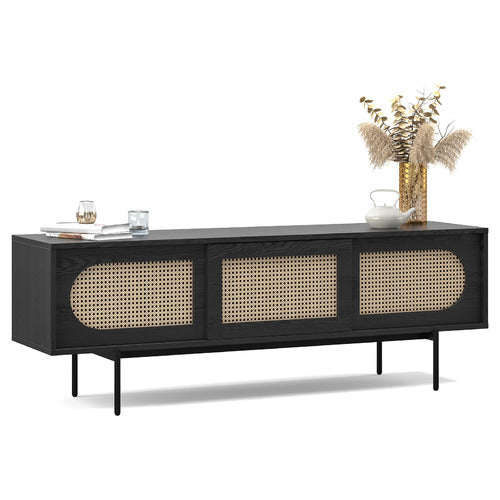 CONTINENTAL DESIGNS GODWIN RATTAN ENTERTAINMENT UNIT