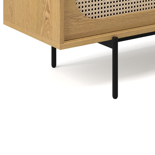 CONTINENTAL DESIGNS GODWIN RATTAN ENTERTAINMENT UNIT
