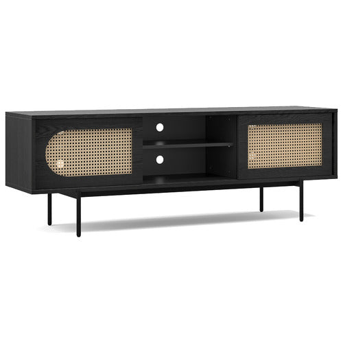 CONTINENTAL DESIGNS GODWIN RATTAN ENTERTAINMENT UNIT