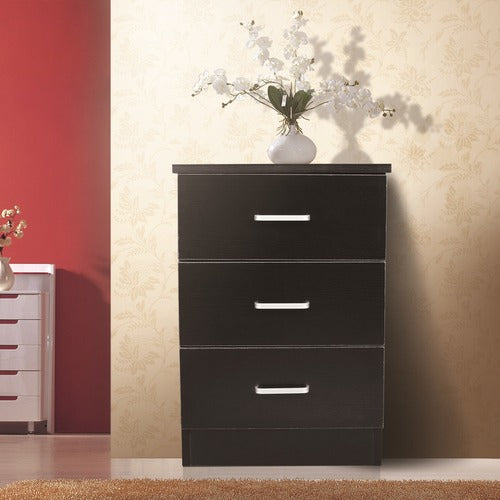 MIKASA FURNITURE GRACE 3 DRAWER BEDSIDE TABLE