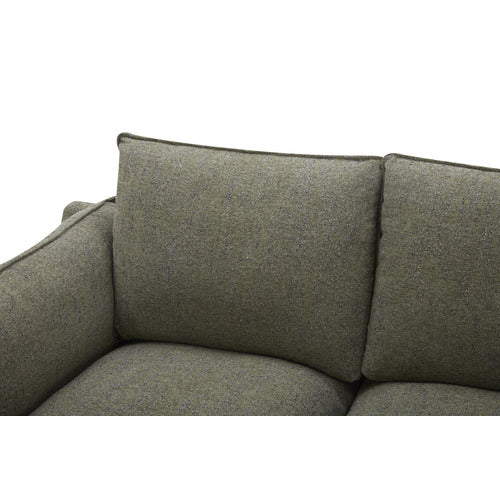 GREEN TERRY UPHOLSTERED SOFA