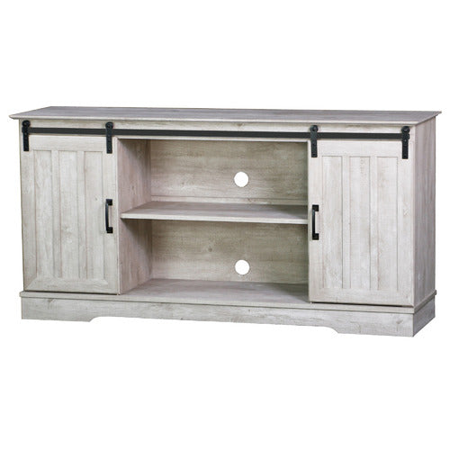 CORNER OFFICE GRETEL TV UNIT WITH SLIDING DOORS
