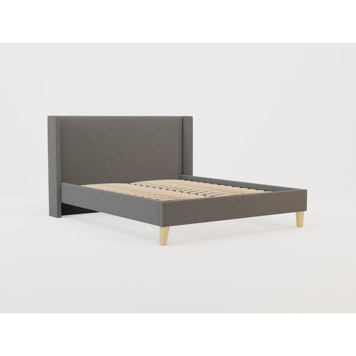RAWSON & CO GREY KALMAR UPHOLSTERED BED FRAME