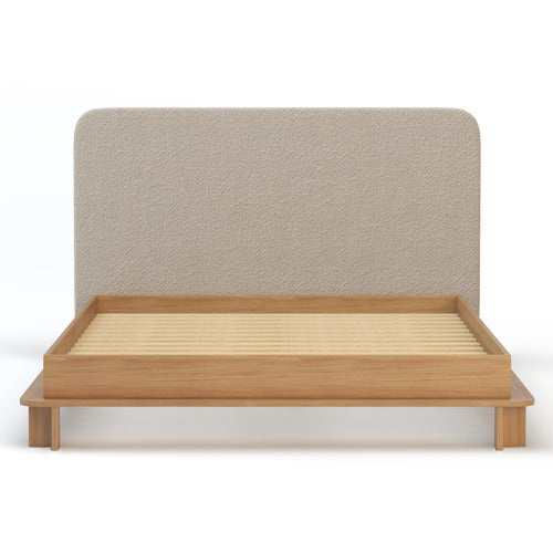 RAWSON & CO GREY WHINNA BOUCLE BED