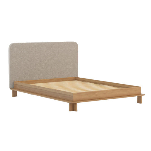 RAWSON & CO GREY WHINNA BOUCLE BED
