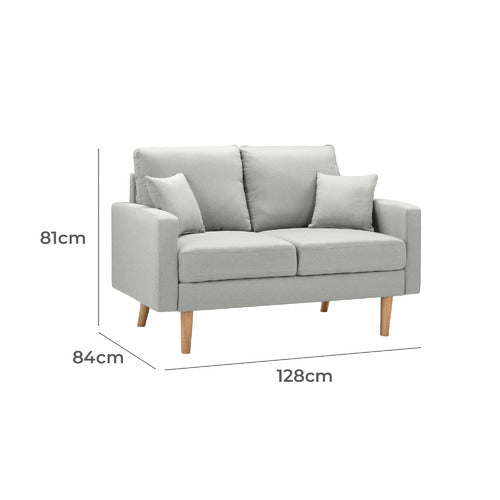 ANDOR 2 SEATER FABRIC SOFA