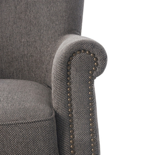 CLASSIC DESIGN LIVING GREY ASTOR ARMCHAIR