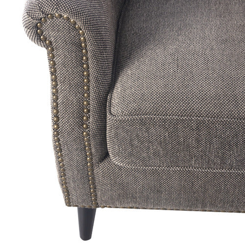 CLASSIC DESIGN LIVING GREY ASTOR ARMCHAIR