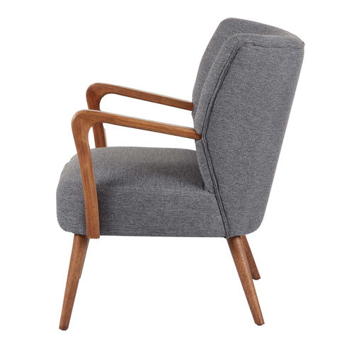 THE HOME COLLECTIVE GREY COOPER ARMCHAIR