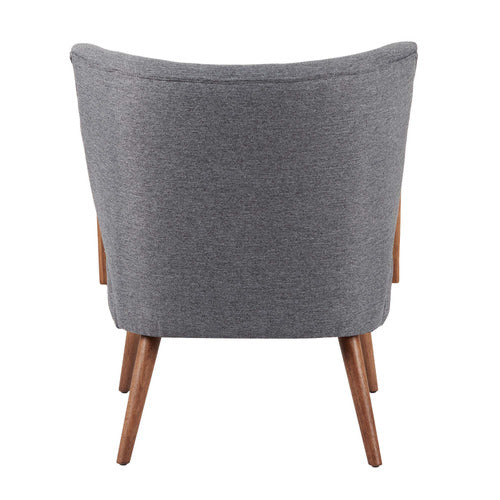 THE HOME COLLECTIVE GREY COOPER ARMCHAIR