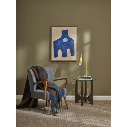 THE HOME COLLECTIVE GREY COOPER ARMCHAIR