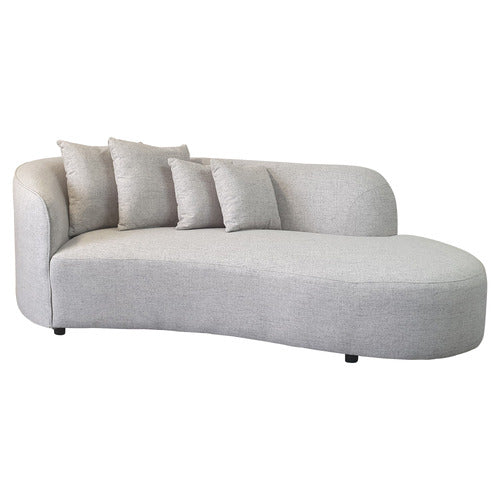 BY DESIGNS GREY HUCK 3 SEATER SOFA