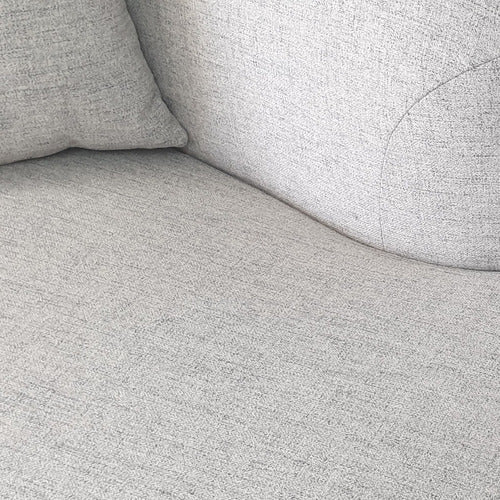 BY DESIGNS GREY HUCK 3 SEATER SOFA