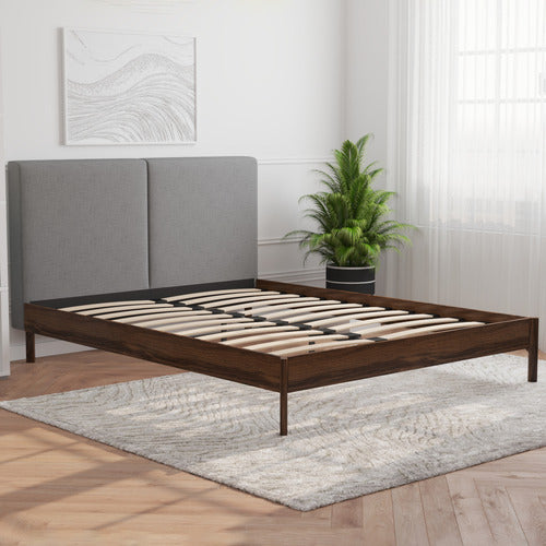 RAWSON & CO GREY TROLIG WOODEN BED FRAME