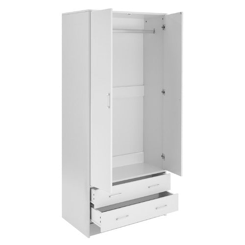CORE LIVING GRIFFIN 2 DOOR WARDROBE