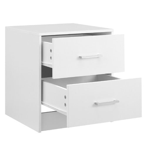 CORE LIVING GRIFFIN 2 DRAWER BEDSIDE TABLE