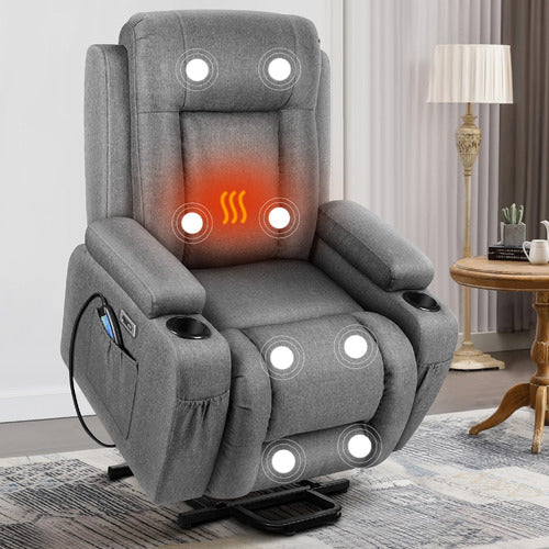 HOXTON ROOM KYRON UPHOLSTERED RECLINER ARMCHAIR