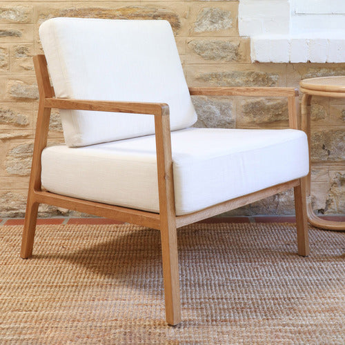 HYDE PARK HOME VERNICE OAK WOOD ARMCHAIR