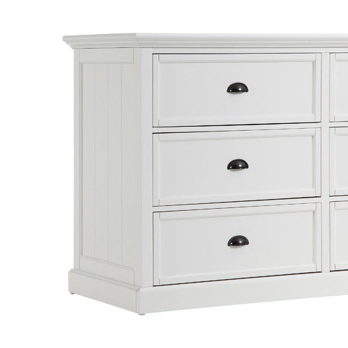 WHITE HAMPTONS 6 DRAWER CHEST