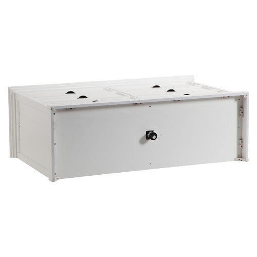 WHITE HAMPTONS 6 DRAWER CHEST